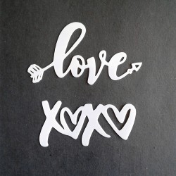 XOXO et flèche LOVE